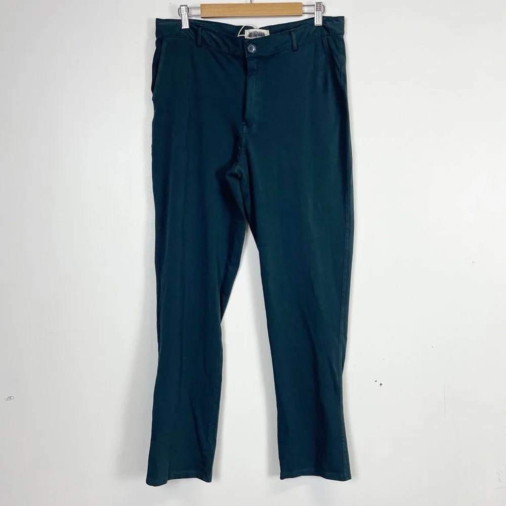 NEW M Singer Pants Mens Large Navy Blue Chinos Khakis Cotton Blend NWOT